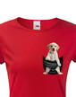 Dámské tričko Labrador v kapsičce