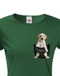 Dámské tričko Labrador v kapsičce
