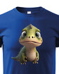 Dětské triko Dinosaurus zelený