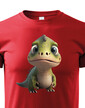 Dětské triko Dinosaurus zelený