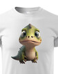 Dětské triko Dinosaurus zelený