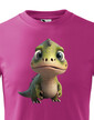 Dětské triko Dinosaurus zelený