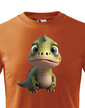 Dětské triko Dinosaurus zelený