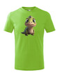 Dětské triko Dinosaurus zelený