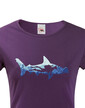 Dámské tričko Potápač a žralok