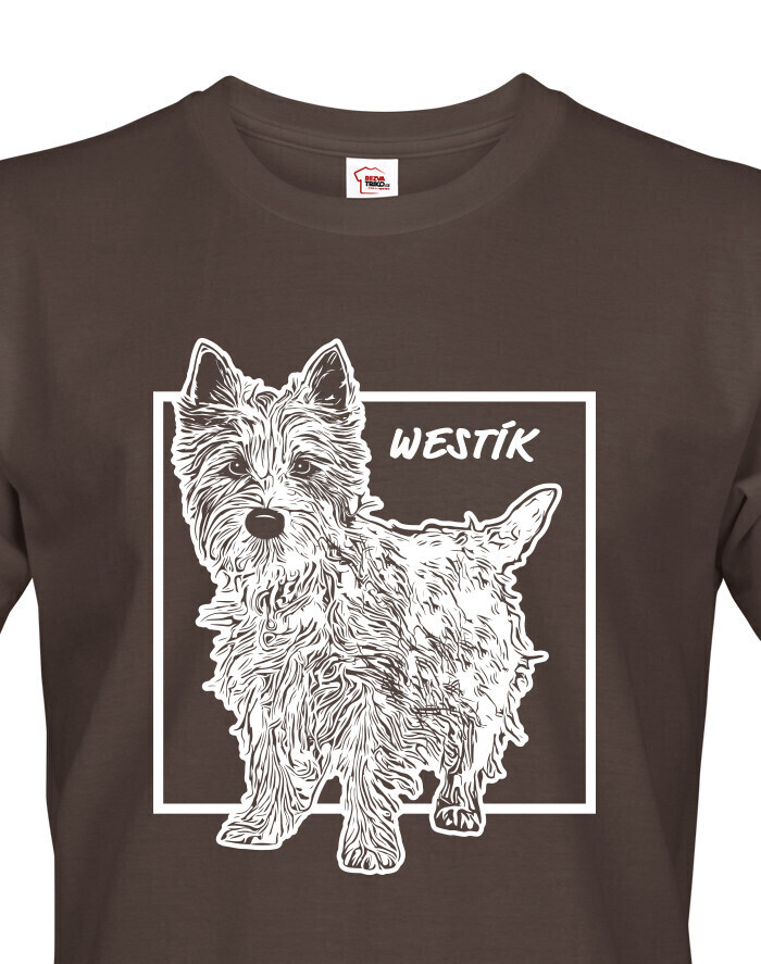 Pánské tričko West Highland White teriér 1