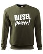 Pánská mikina bez kapuce - Diesel power!