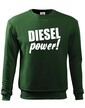Pánská mikina bez kapuce - Diesel power!