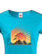 Dámské turistické tričko Západ slnka