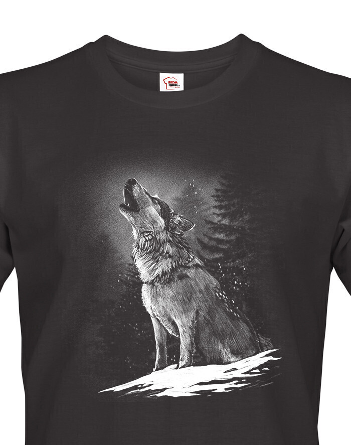 Pánské tričko Vlk