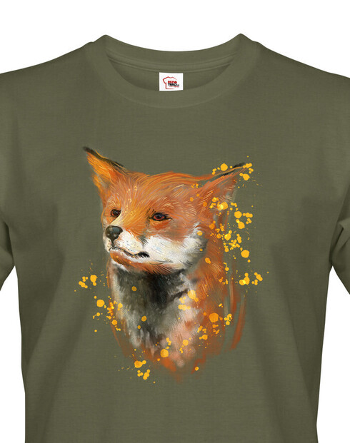 Pánské tričko pre poľovníkov Liška