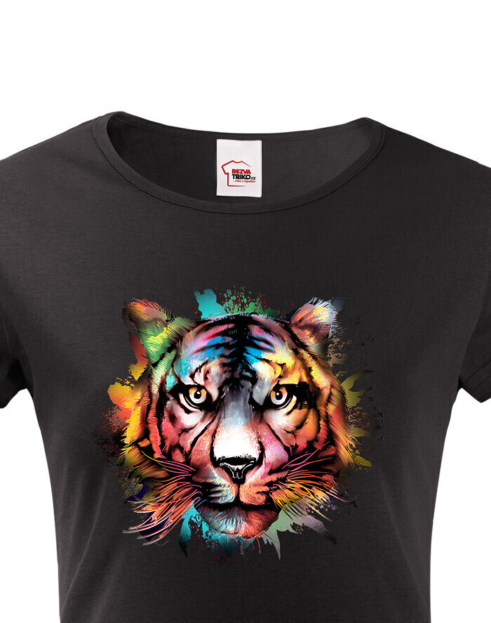 Dámské tričko Dúhový tiger