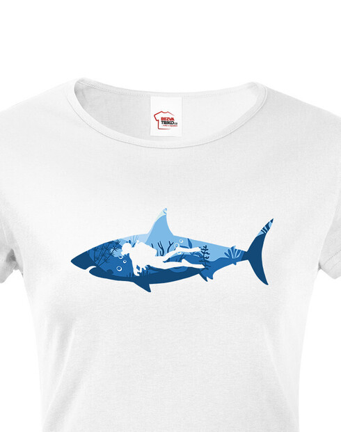 Dámské tričko Žralok