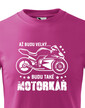 Detské tričko Až budu velký...Budu také motorkář