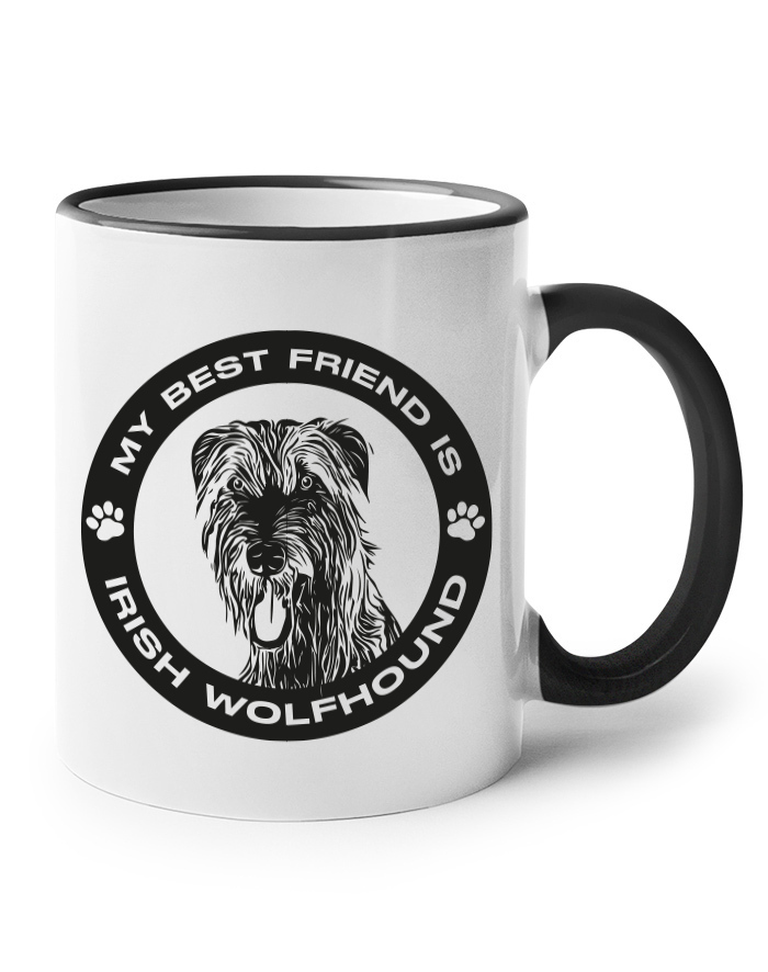 Keramický hrnček Írsky vlkodav