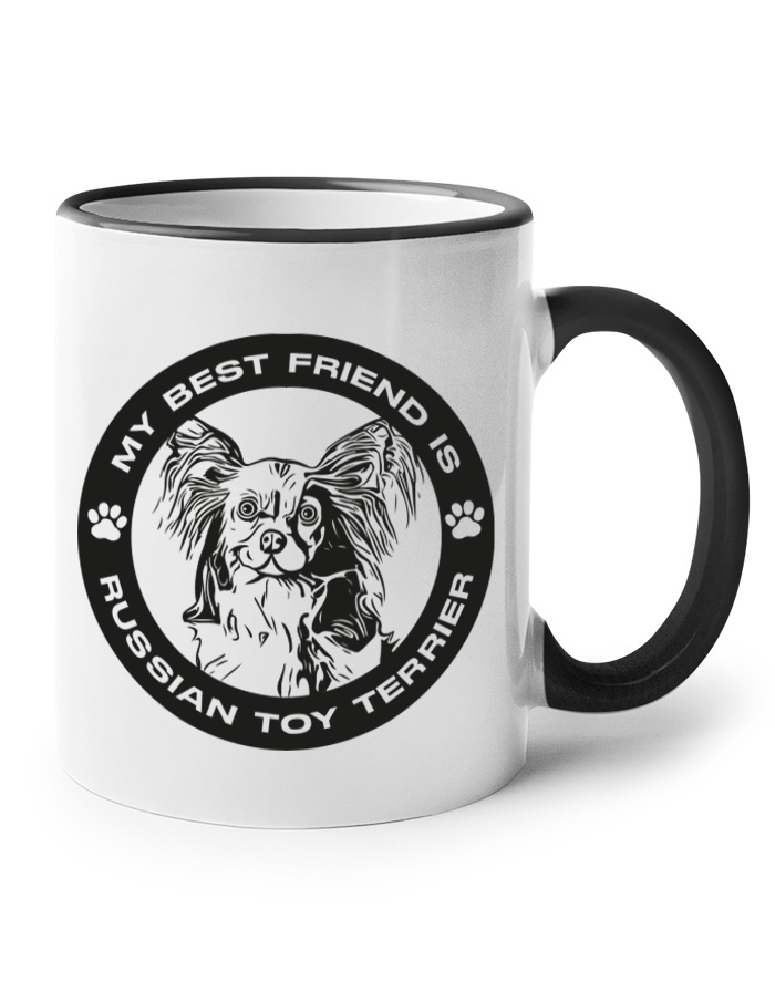 Keramický hrnček Ruský toy teriér