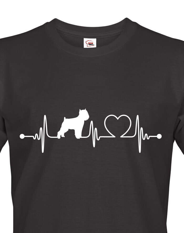 Pánské tričko Brabantský grifon tep