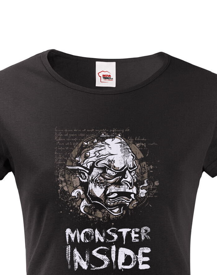 Dámské tričko Monster inside