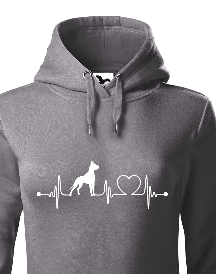 Dámská mikina Doberman tep