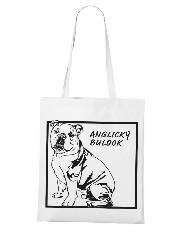 Plátená taška Anglický buldok