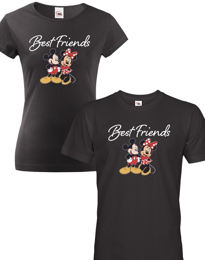 Párové tričká Mickey a Minnie