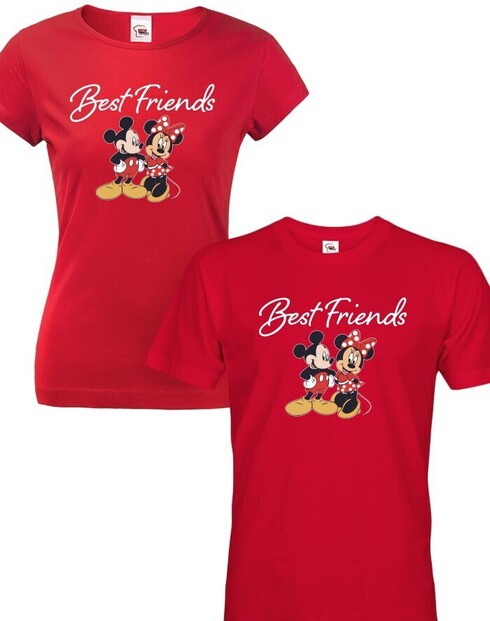 Párové tričká Mickey a Minnie