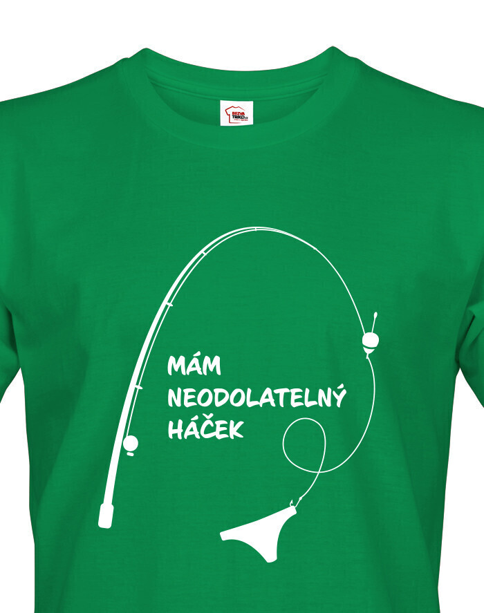 Rybárské tričko Mám neodolateľný háčik