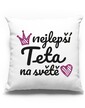 Vankúš pre tetu Najlepšia teta na svete