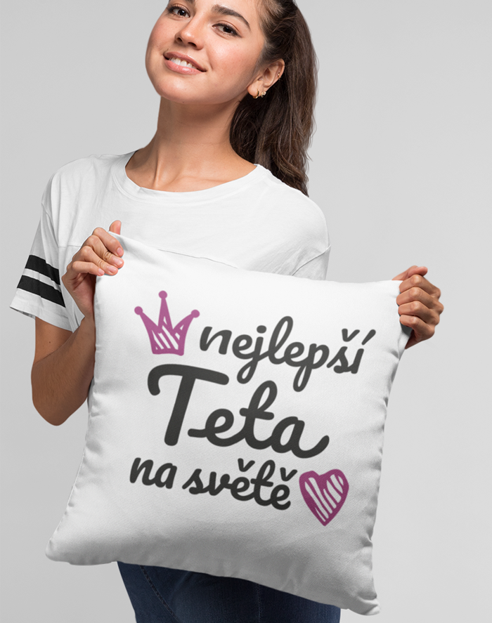Vankúš pre tetu Najlepšia teta na svete