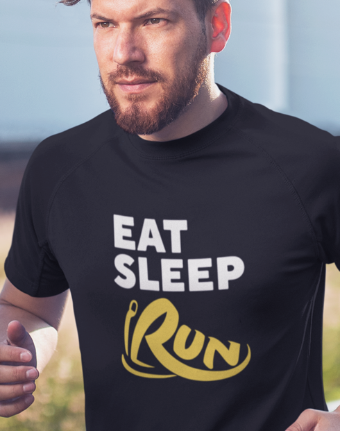 Pánské tričko - Eat sleep run