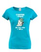 Dámské tričko - Yoda I need coffee
