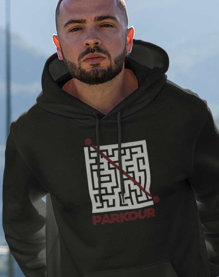Pánská mikina - Parkour bludisko