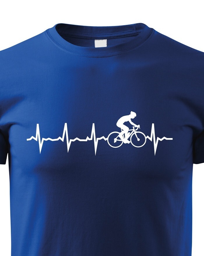 Dětské tričko tep cyklisty