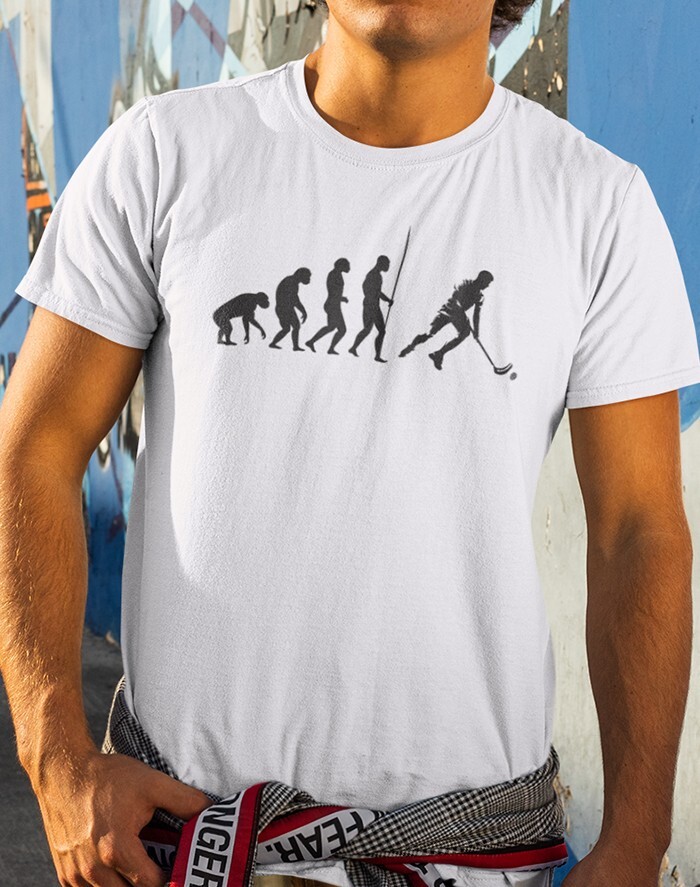 Pánske tričko - Florbal evolúcia