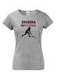Dámske tričko Zrodená pre florbal