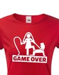 Dámské tričko na rozlúčku Game Over 3
