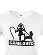 Dámské tričko na rozlúčku Game Over 3