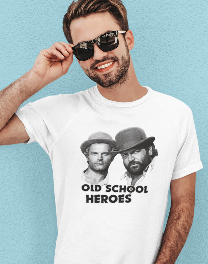 Pánské tričko - Old school heroes