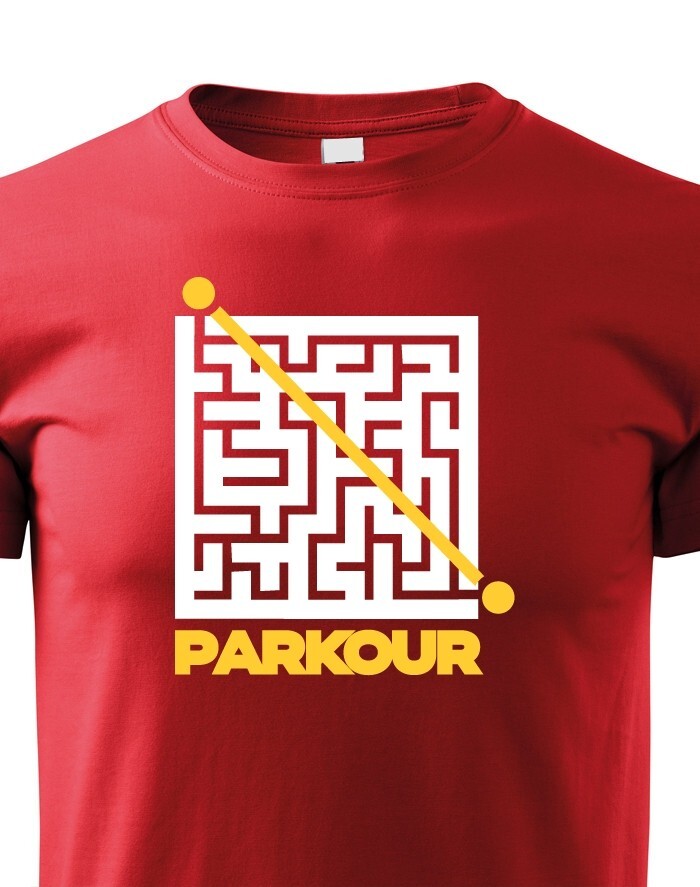 Detské tričko - Parkour bludisko