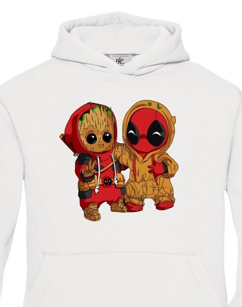 Detská mikina Deadpool a Groot