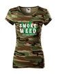 Dámské tričko - Smoke weed