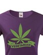 Dámské tričko - Weed vegetarian