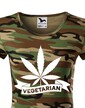 Dámské tričko - Weed vegetarian