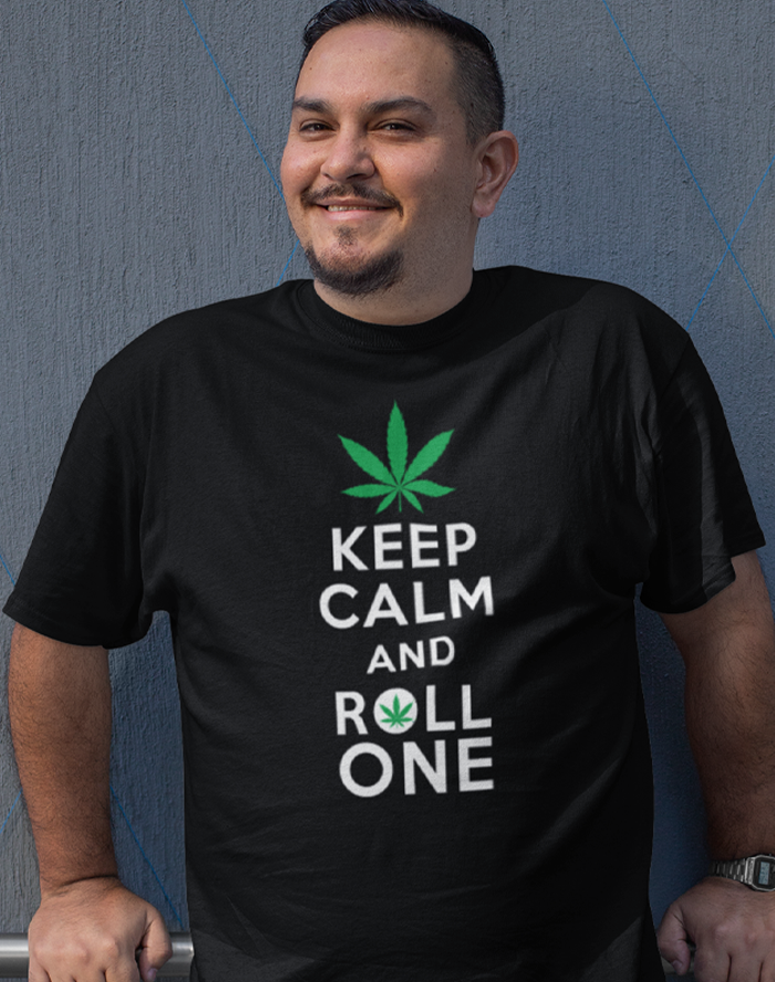 Pánské tričko - Keep calm and roll one