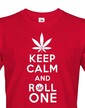 Pánské tričko - Keep calm and roll one
