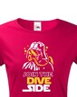 Dámské tričko - Evolúcia potápania