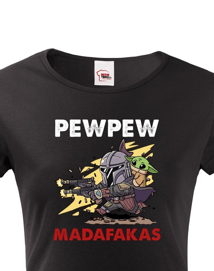 Dámské tričko Mandalorian Baby Yoda