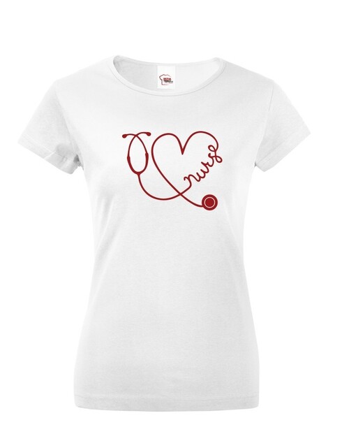 Dámské tričko pro zdravotní sestry Nurse