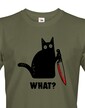 Pánske tričko s mačkou What