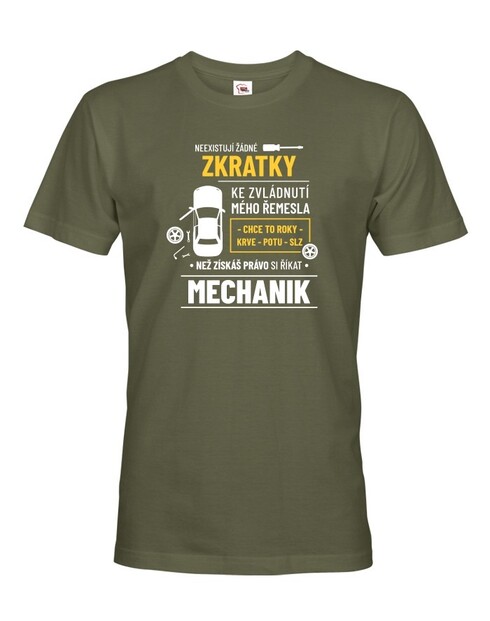 Pánske tričko pre automechanikov